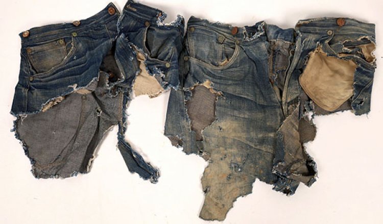 Levi Jeans 1880s Fragments, Photos of Geronimo's Surrender and A Bechtler U.S. Gold Coin All do Well in Holabird Auction