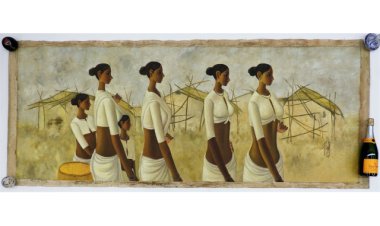 Paintings by Indian Artists B. Prabha and Maqbool Fida Husain Lead The Way in Bruneau & Co. Auction