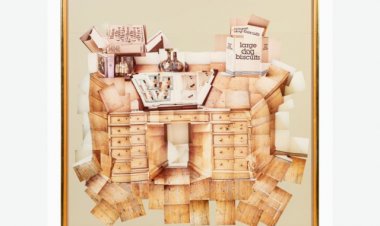 Photographic Collage by David Hockney (British, b. 1937) An Expected Headliner in Ahlers & Ogletree's April 9-10 Auction