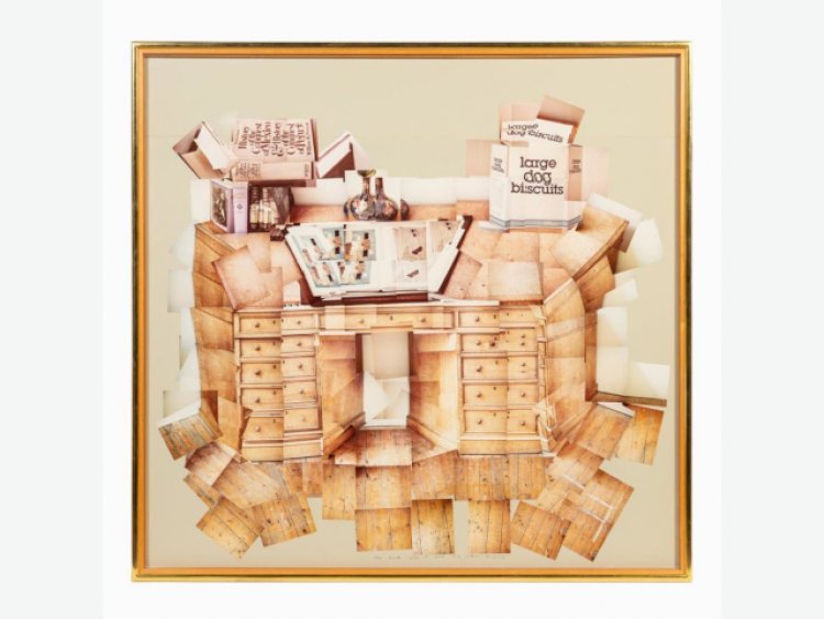 Photographic Collage by David Hockney (British, b. 1937) An Expected Headliner in Ahlers & Ogletree's April 9-10 Auction
