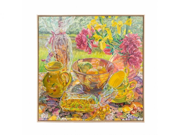 Vibrant Still Life Painting by Janet Fish (American, b. 1938) will Headline Ahlers & Ogletree's October 28-29 Auction