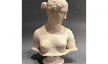 Marble Bust of The Greek Slave by Hiram Powers (American, 1805-1873) will Headline Neue Auctions' June 24 Online Auction