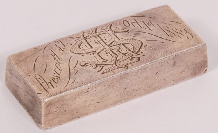 Gold and Silver Ingots, De Groot Map, Prostitute Archive all do well in Holabird High-Grade Auction