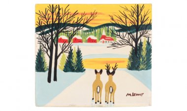 Four Oil Paintings by Canadian Folk Artist Maud Lewis Brings $167,560 at Miller & Miller Auctions