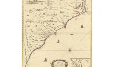 Early First State Map of The Carolinas from 1685 Brings $29,325 in Old World Auctions' Auction #196