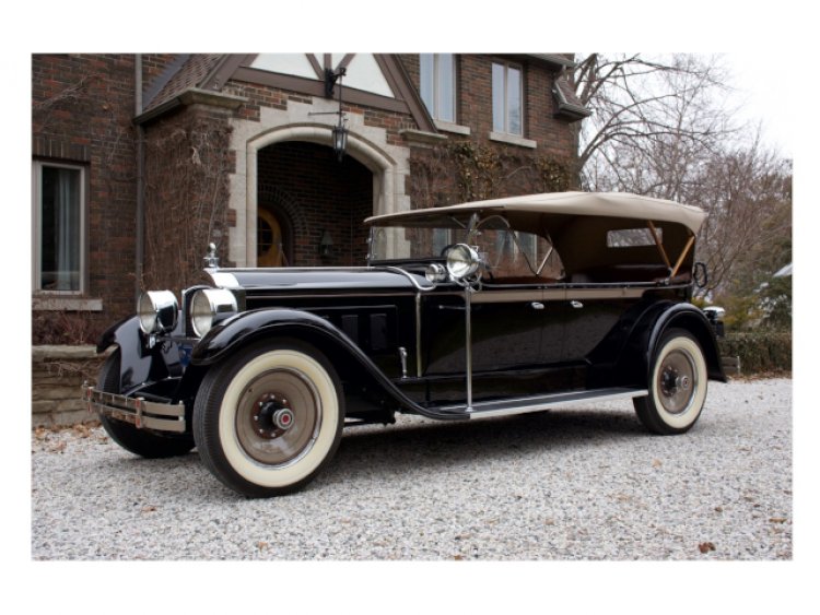 A Spectacular 1927 Packard Eight 443 Touring Car will Headline Miller & Miller's Online Auctions Slated for March 1 & 2