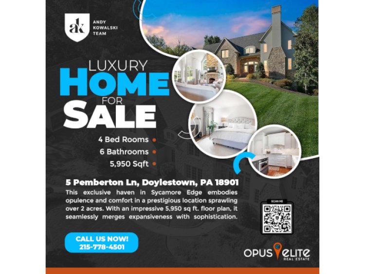 Broker's Open House at 5 Pemberton Ln, Doylestown: Historic Luxury Home in Sycamore Edge Community