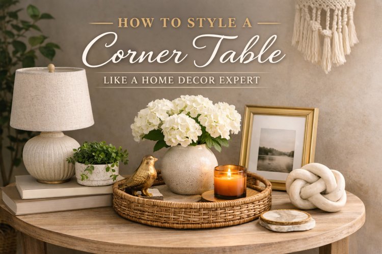 How to Style a Corner Table Like a Home Decor Expert